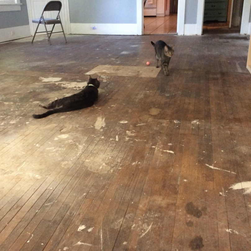 And here it is after the carpet was all gone